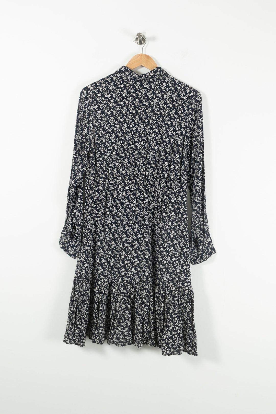 Robe Fleurie Noire et Blanche - Taille S/36 de la marque Petite Mendigote | PARAD89475 - Vendu par Paradigme - Image 4
