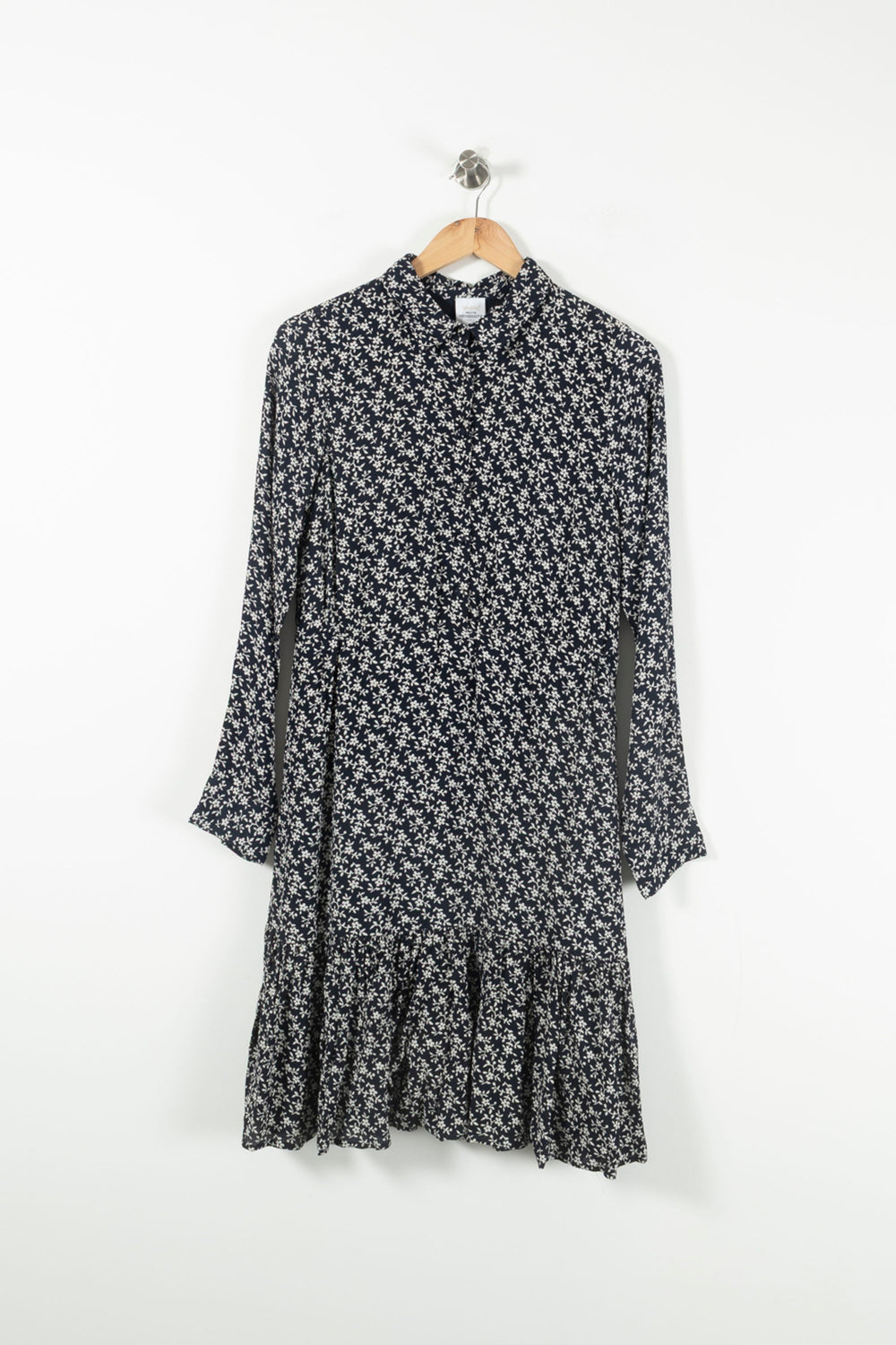 Robe Fleurie Noire et Blanche - Taille S/36 de la marque Petite Mendigote | PARAD89475 - Vendu par Paradigme - Image 2