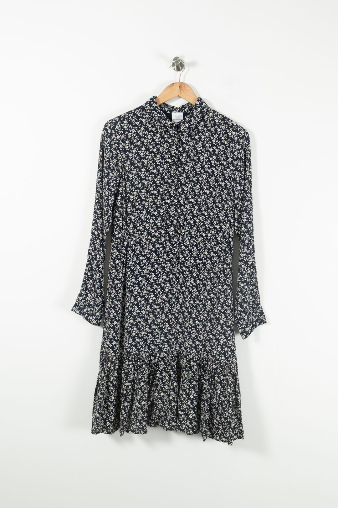 Robe Fleurie Noire et Blanche - Taille S/36 de la marque Petite Mendigote | PARAD89475 - Vendu par Paradigme - Image 2