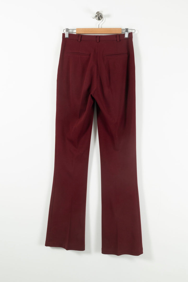 Pantalon Bordeaux - Taille S/36 de la marque Admise Paris | PARAD89477 - Vendu par Paradigme - Image 4