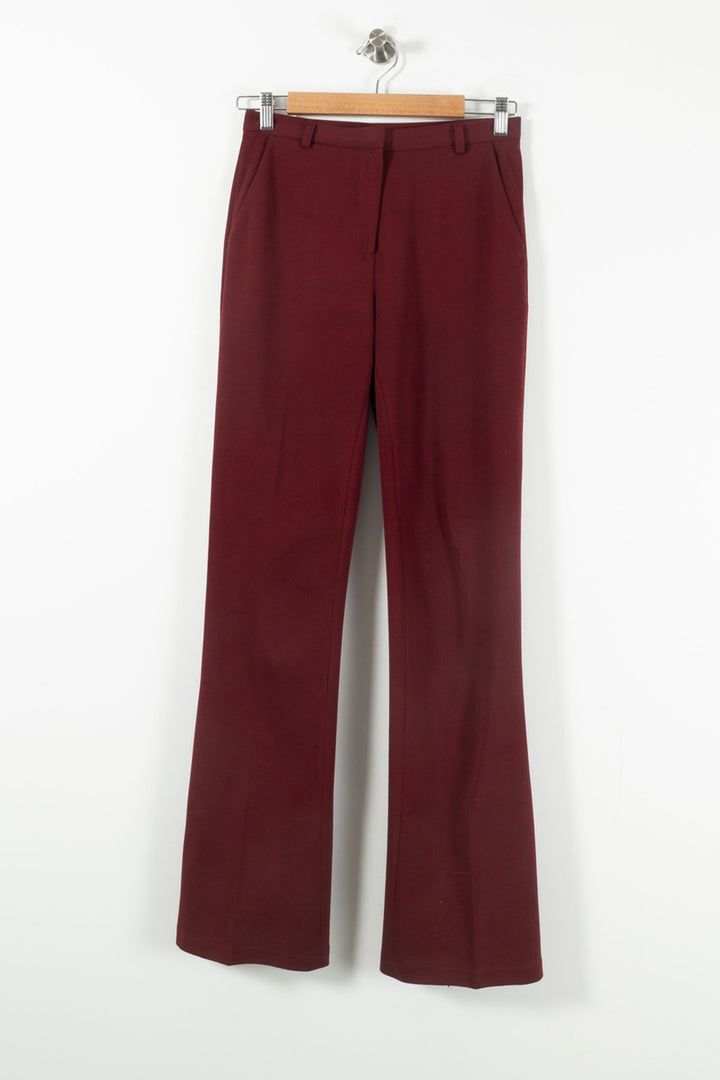 Pantalon Bordeaux - Taille S/36 de la marque Admise Paris | PARAD89477 - Vendu par Paradigme - Image 2