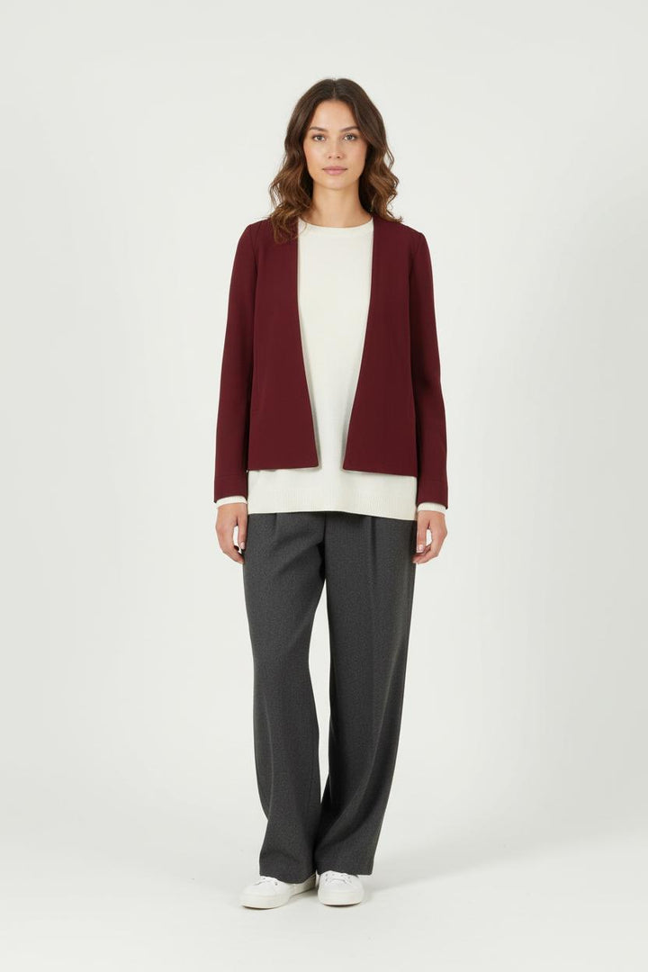 Blazer Bordeaux - Taille S/36 de la marque Admise Paris | PARAD89479 - Vendu par Paradigme - Image 1