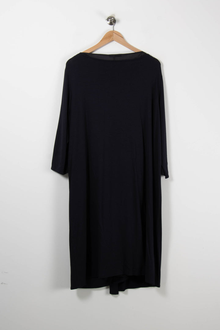 Robe Midi Bleue - Taille XXXL/46 de la marque Marina Rinaldi | PARAD89484 - Vendu par Paradigme - Image 4