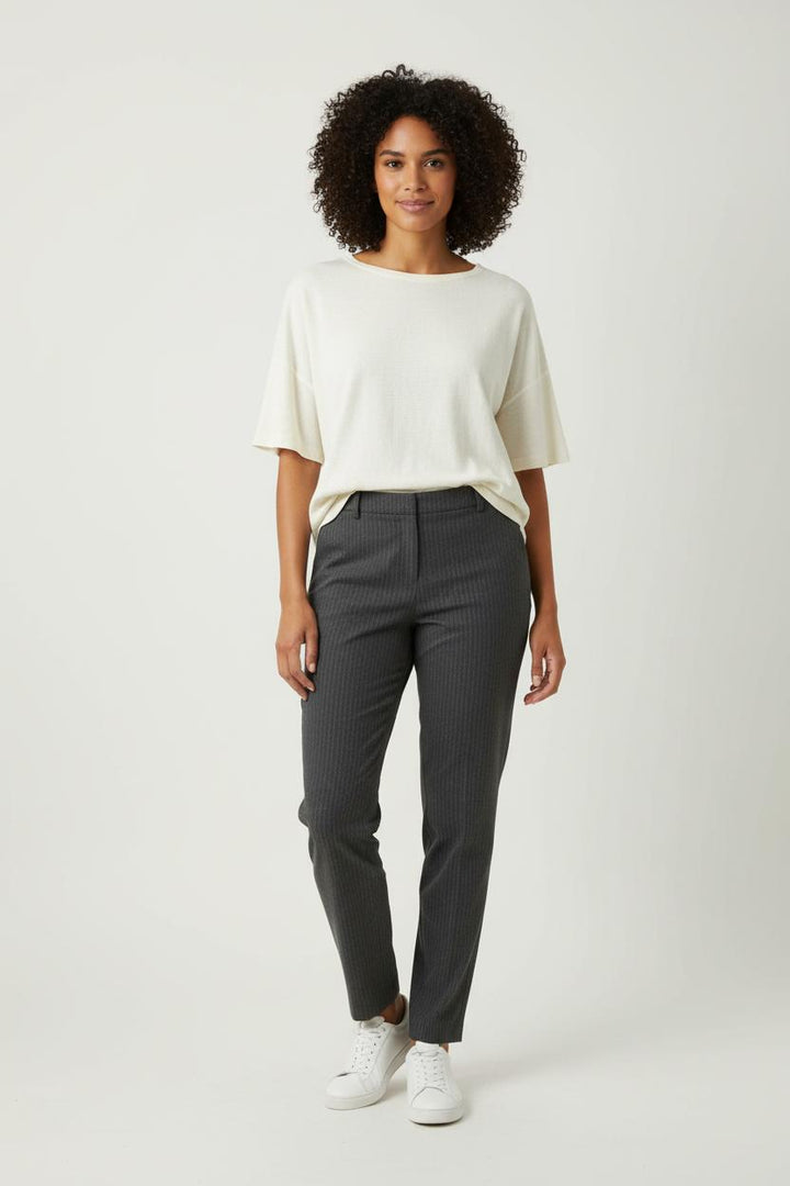 Pantalon À Rayures Gris - Taille XXXL/46 de la marque Weill | PARAD89489 - Vendu par Paradigme - Image 1