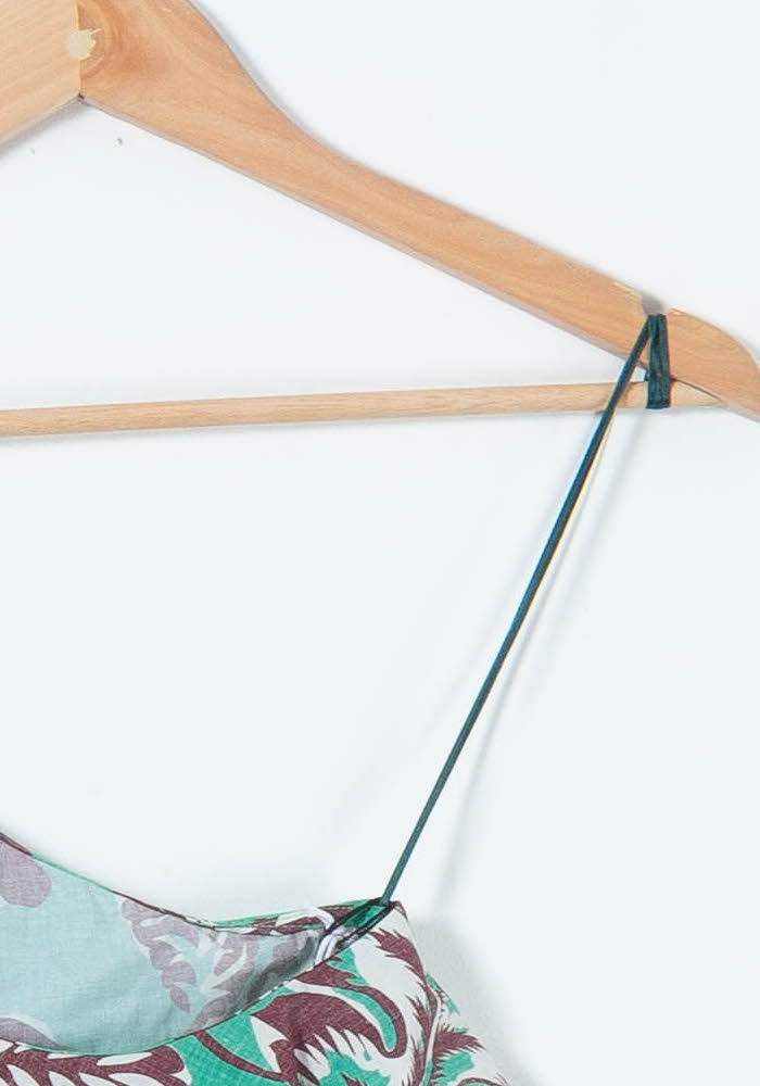 Top Asymétrique Vert et Marron - Taille L/40 de la marque Claudie Pierlot | PARAD89499 - Vendu par Paradigme - Image 3
