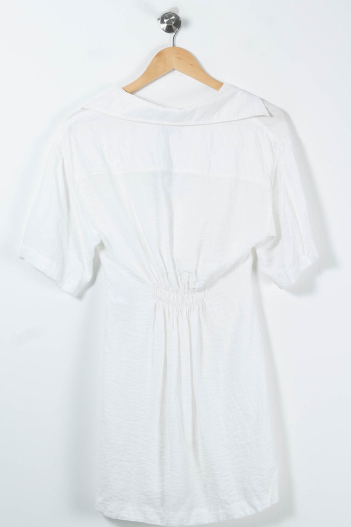 Robe Chemise Blanche - Taille XS/34 de la marque Sandro | PARAD89501 - Vendu par Paradigme - Image 4