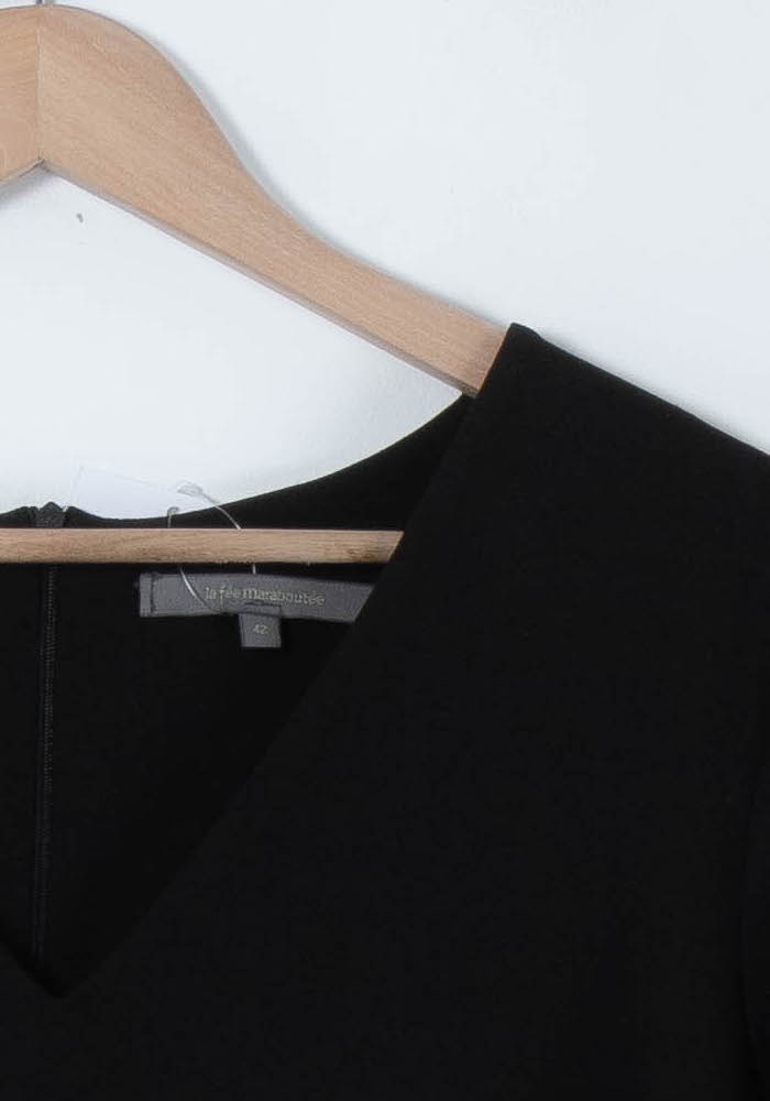 Robe Noire - Taille XL/42 de la marque La Fée Maraboutée | PARAD89502 - Vendu par Paradigme - Image 3
