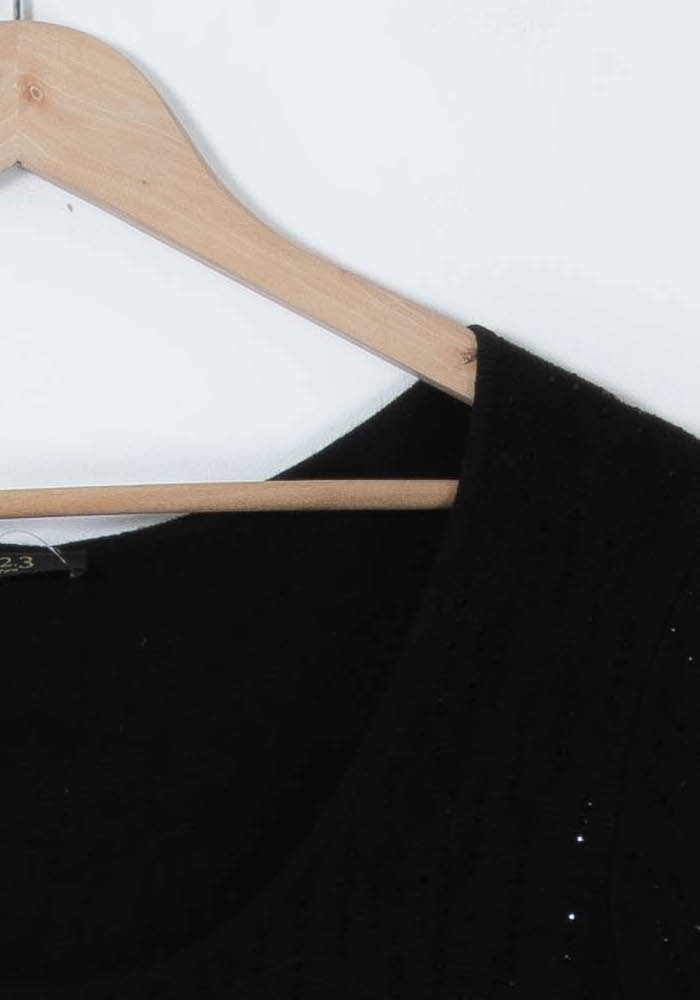 Robe Courte Noire - Taille L/40 de la marque Maison 123 | PARAD89504 - Vendu par Paradigme - Image 3