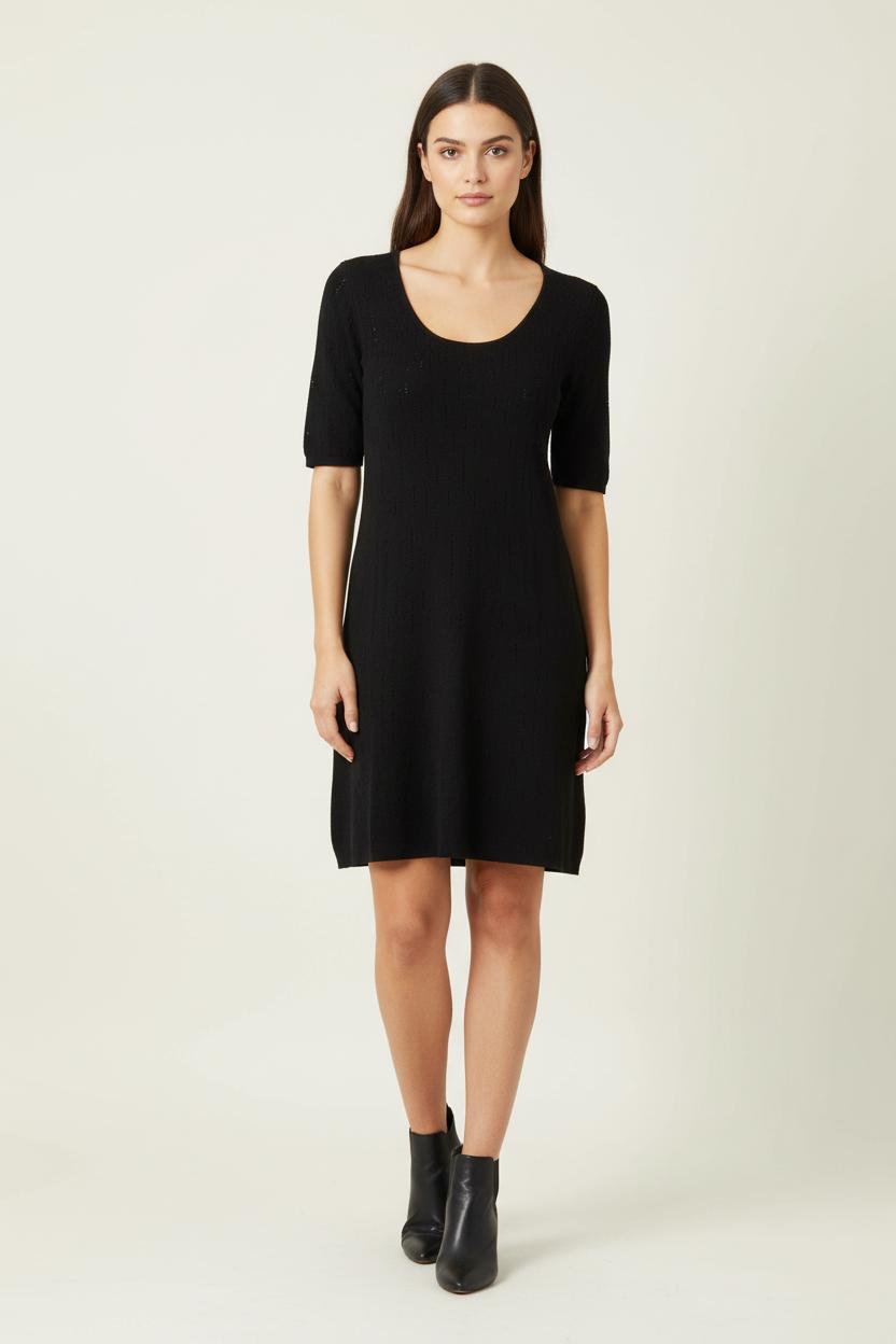 Robe Courte Noire - Taille L/40 de la marque Maison 123 | PARAD89504 - Vendu par Paradigme - Image 1