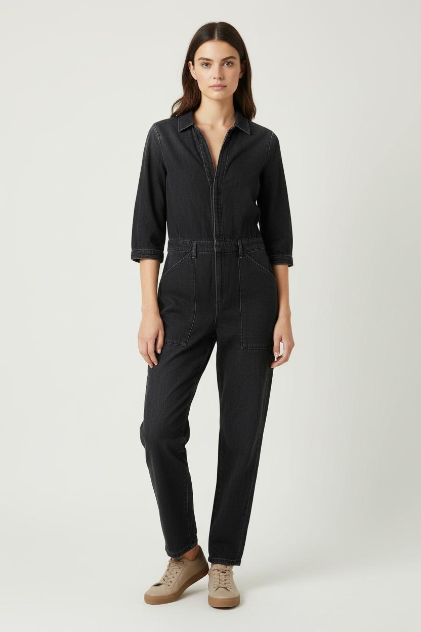 Combinaison Noire - Taille S/36 de la marque ba&sh | PARAD89505 - Vendu par Paradigme - Image 1
