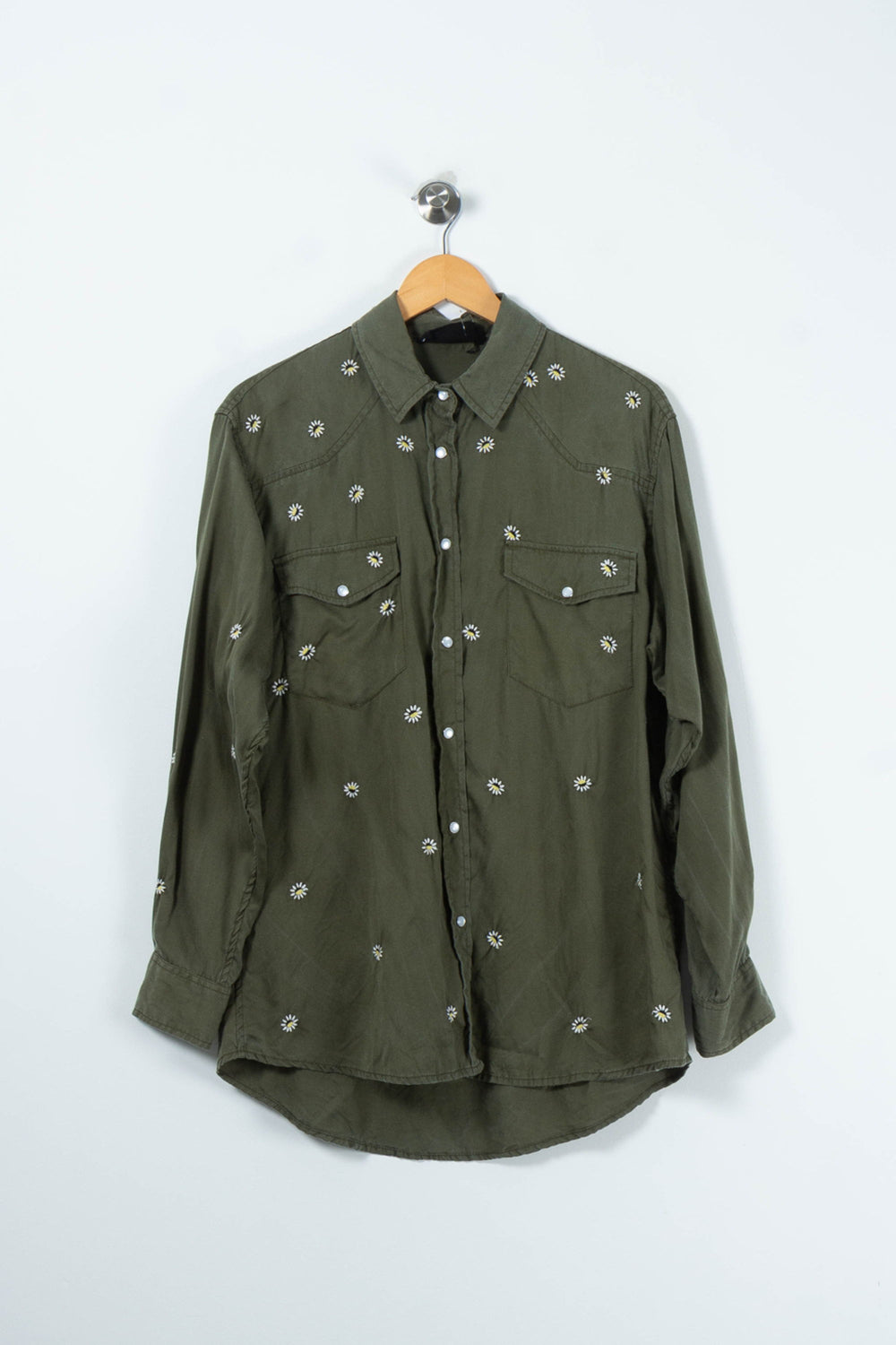 Chemise Verte - Taille S/36 de la marque The Kooples | PARAD89506 - Vendu par Paradigme - Image 2