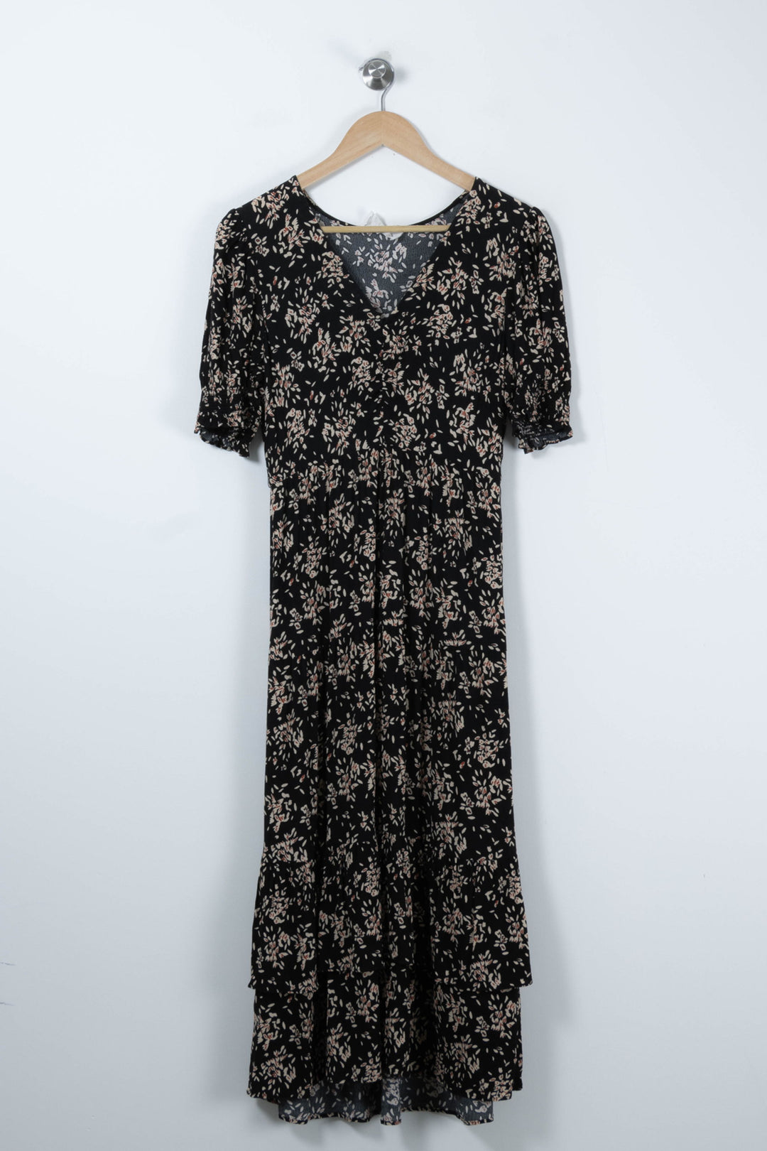Robe Longue Noire et Beige - Taille S/36 de la marque ba&sh | PARAD89507 - Vendu par Paradigme - Image 2