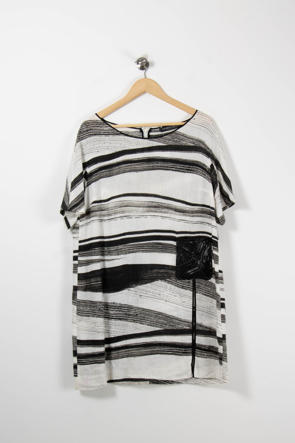 Tunique Noire et Blanche - Taille XXXL/46 de la marque Marina Rinaldi | PARAD89517 - Vendu par Paradigme - Image 2
