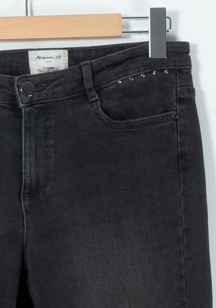 Jean Skinny Gris - Taille M/38 de la marque Maison 123 | PARAD89532 - Vendu par Paradigme - Image 3