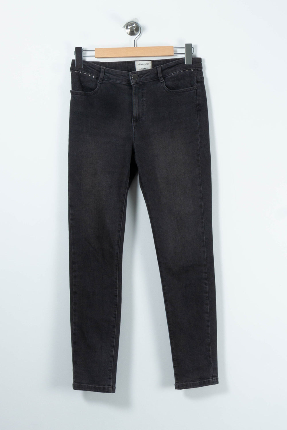 Jean Skinny Gris - Taille M/38 de la marque Maison 123 | PARAD89532 - Vendu par Paradigme - Image 2