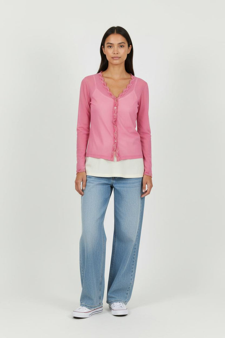 Cardigan Rose - Taille S/36 de la marque Gerard Darel | PARAD89534 - Vendu par Paradigme - Image 1