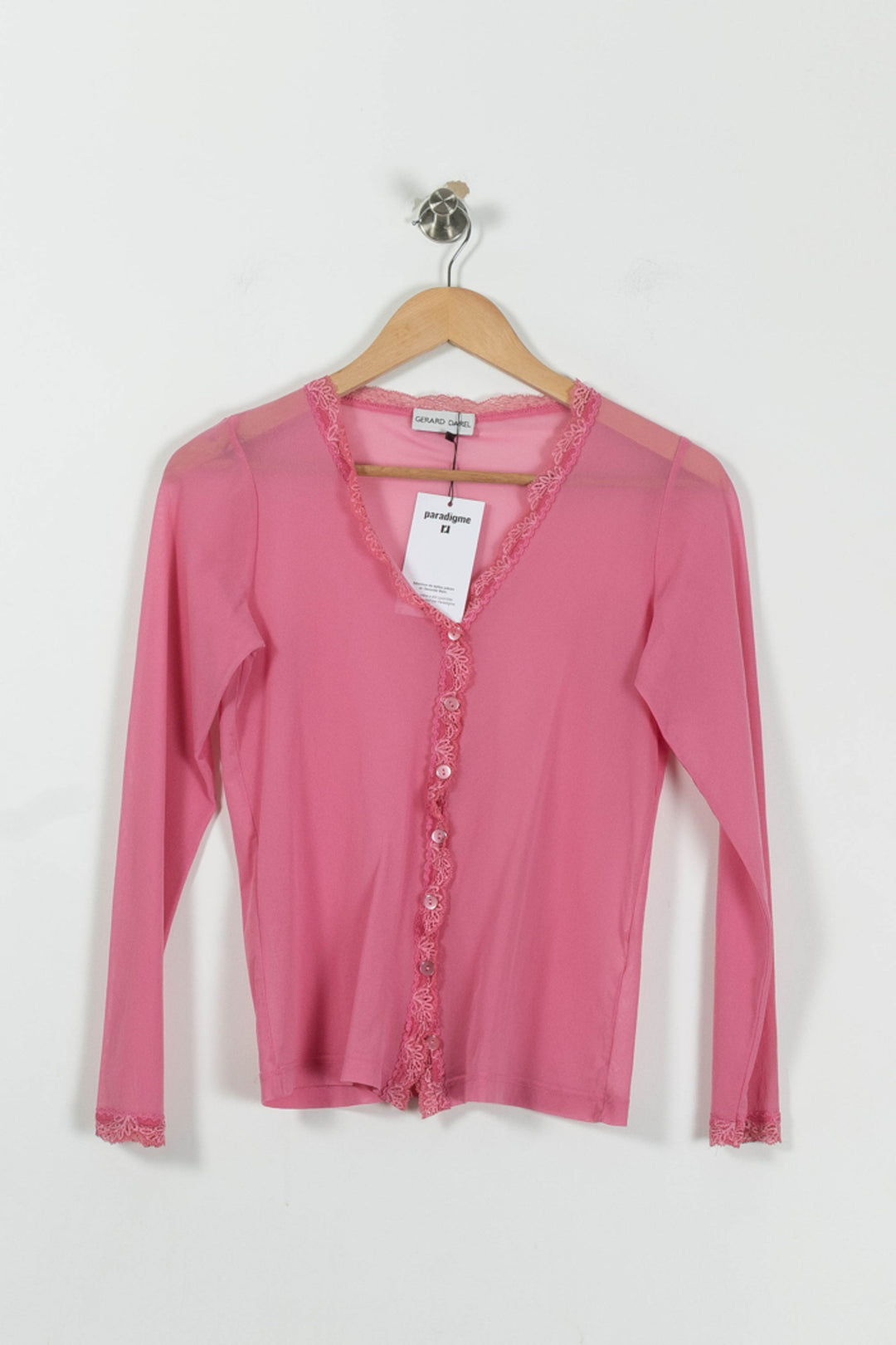 Cardigan Rose - Taille S/36 de la marque Gerard Darel | PARAD89534 - Vendu par Paradigme - Image 2