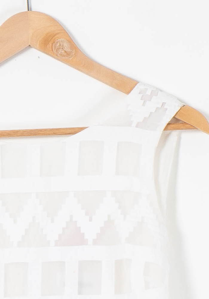 Robe en dentelle blanche - Taille S/36 de la marque Derhy | PARAD89537 - Vendu par Paradigme - Image 3