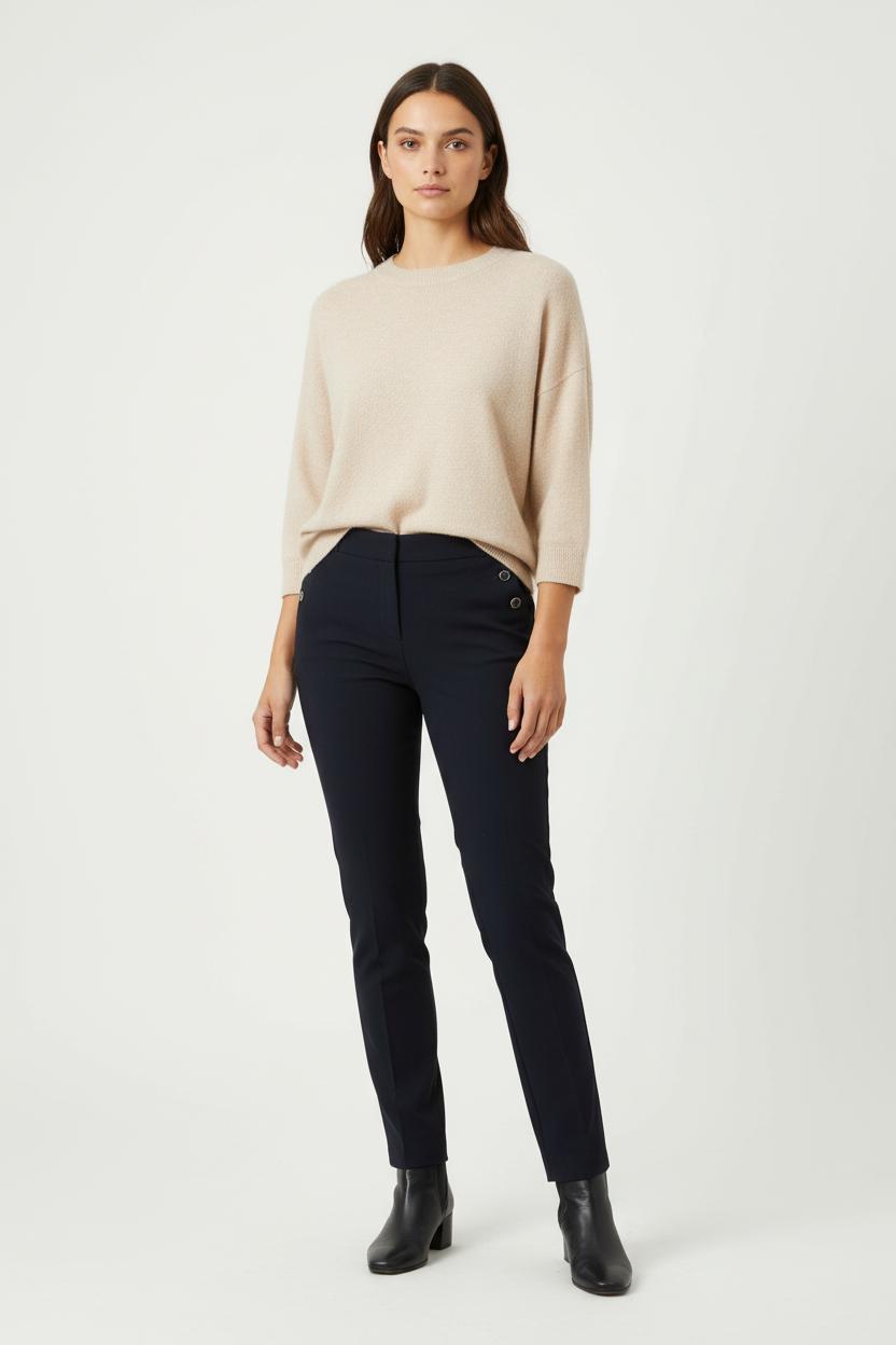 Pantalon Bleu - Taille S/36 de la marque IKKS | PARAD89544 - Vendu par Paradigme - Image 1
