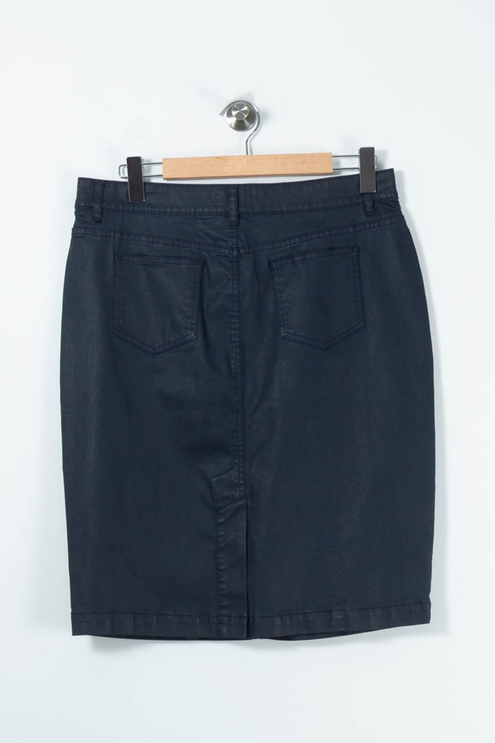 Jupe Droite Bleue - Taille XXXL/46 de la marque Gerard Darel | PARAD89554 - Vendu par Paradigme - Image 4