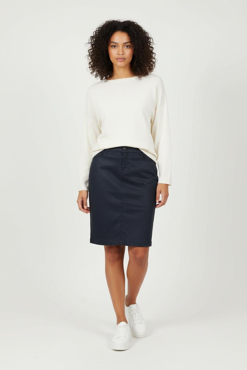 Jupe Droite Bleue - Taille XXXL/46 de la marque Gerard Darel | PARAD89554 - Vendu par Paradigme - Image 1
