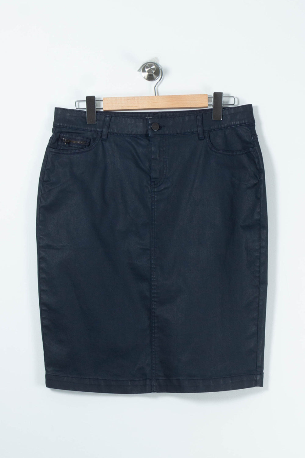 Jupe Droite Bleue - Taille XXXL/46 de la marque Gerard Darel | PARAD89554 - Vendu par Paradigme - Image 2