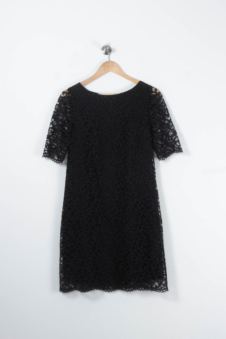 Robe en dentelle noire - Taille M/38 de la marque Maison 123 | PARAD89556 - Vendu par Paradigme - Image 2