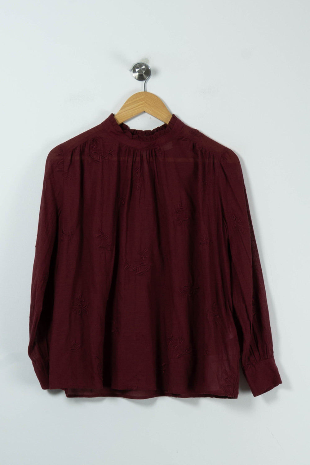 Blouse Bordeaux - Taille XS/34 de la marque Des petits hauts | PARAD89563 - Vendu par Paradigme - Image 2