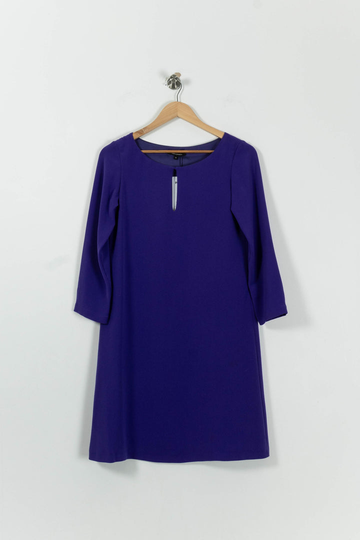 Robe Courte Violette - Taille S/36 de la marque Tara Jarmon | PARAD89565 - Vendu par Paradigme - Image 2