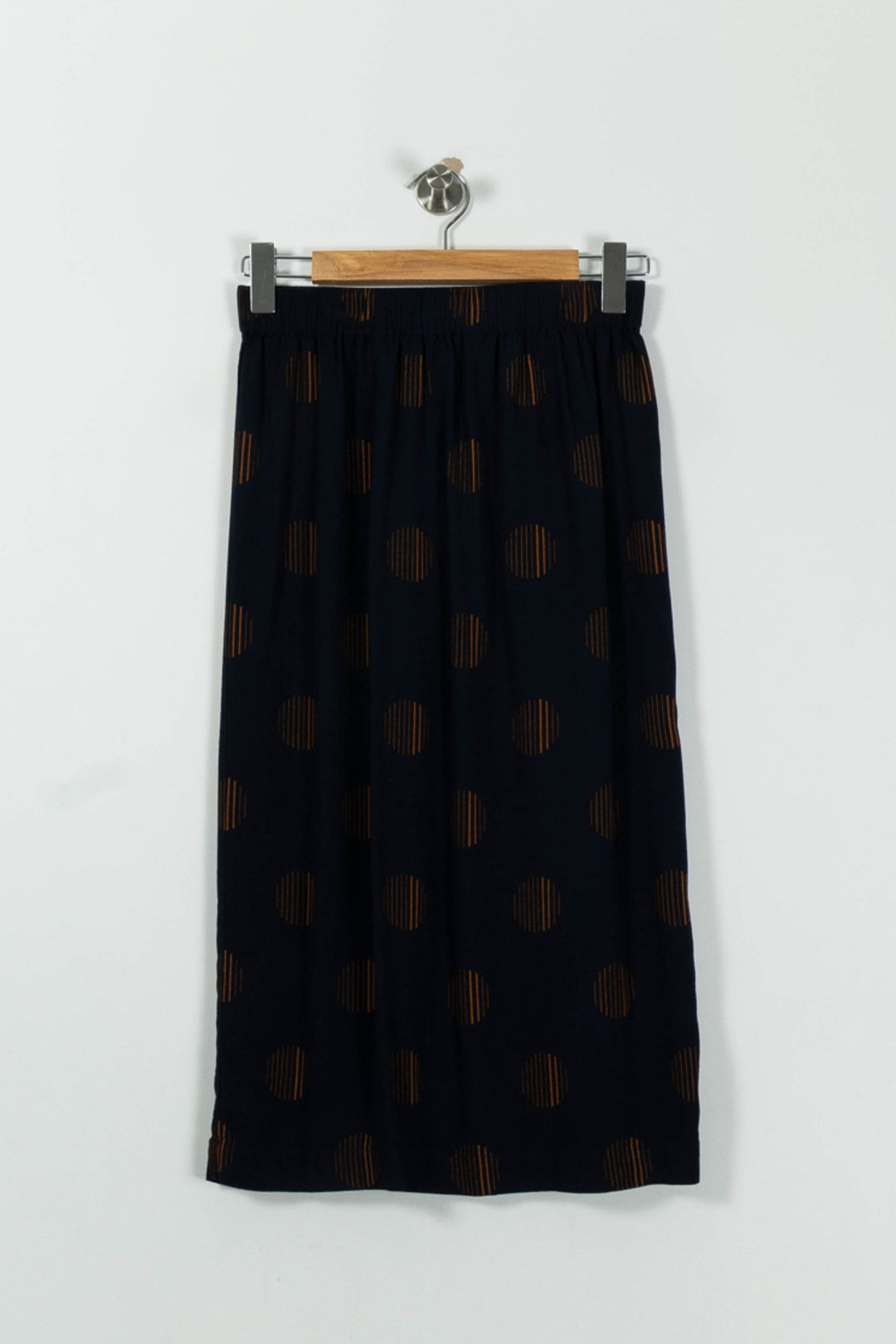 Jupe Longue Noire et Marron - Taille S/36 de la marque Des petits hauts | PARAD89567 - Vendu par Paradigme - Image 2