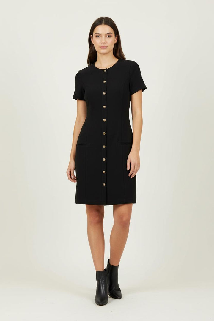 Robe Courte Noire - Taille S/36 de la marque IKKS | PARAD89568 - Vendu par Paradigme - Image 1