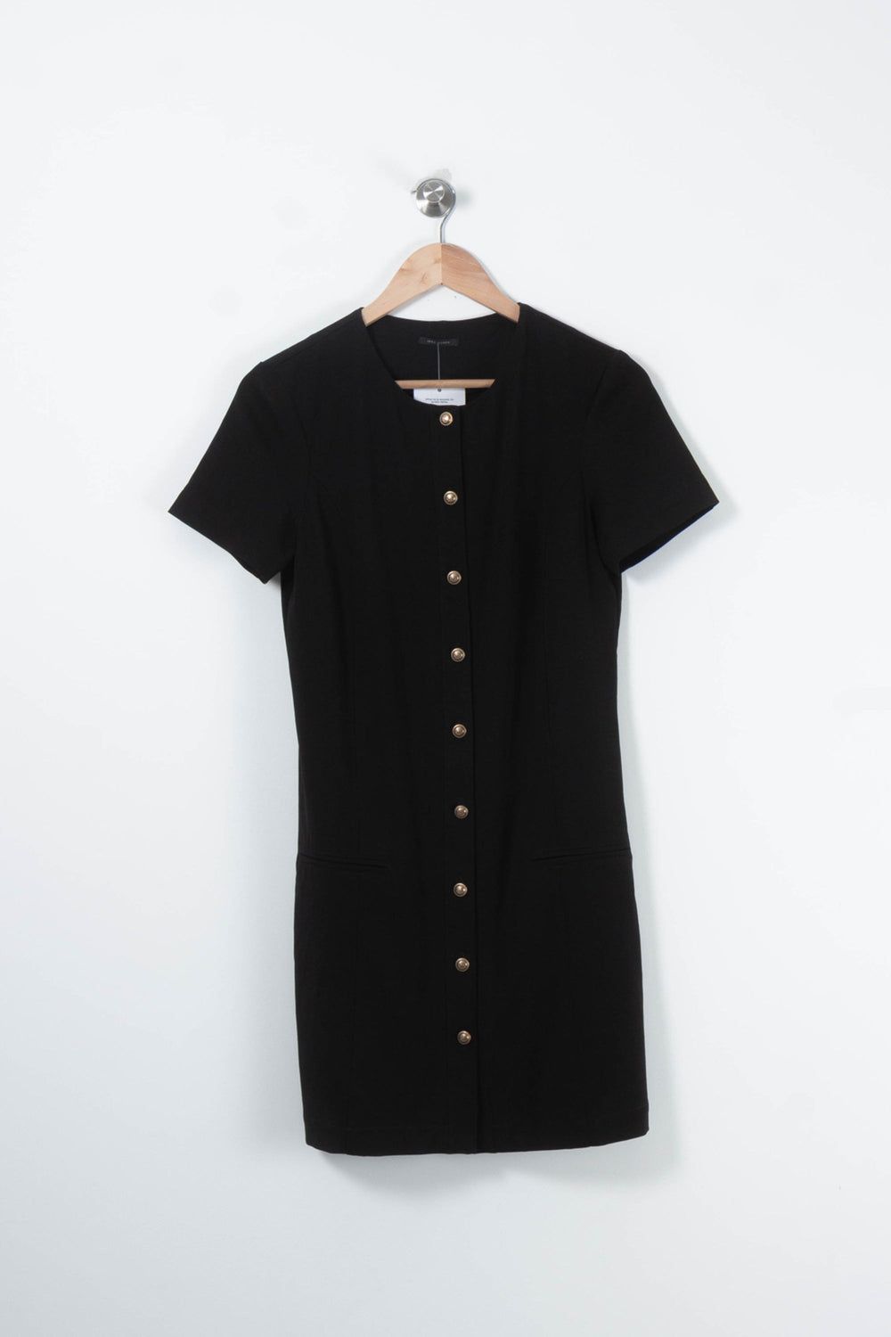 Robe Courte Noire - Taille S/36 de la marque IKKS | PARAD89568 - Vendu par Paradigme - Image 2