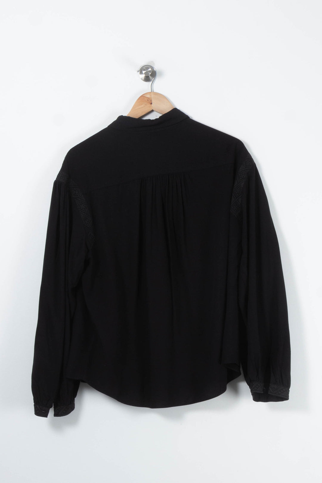 Chemise Noire - Taille XL/42 de la marque Claudie Pierlot | PARAD89570 - Vendu par Paradigme - Image 4