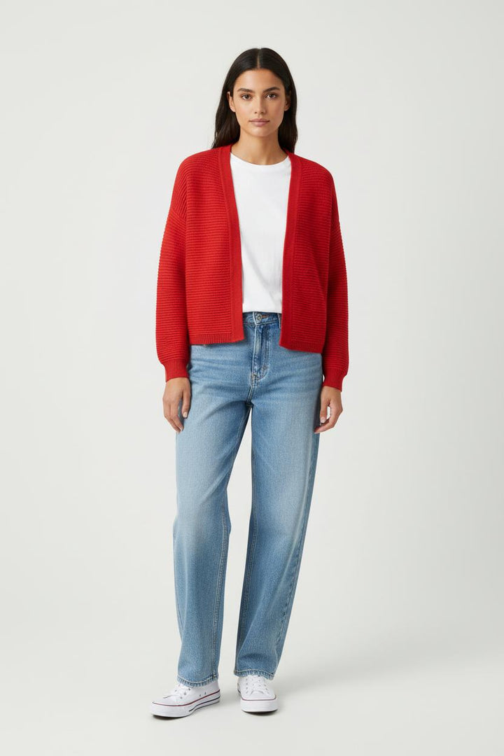 Cardigan Rouge - Taille M/38 de la marque Ekyog | PARAD89572 - Vendu par Paradigme - Image 1