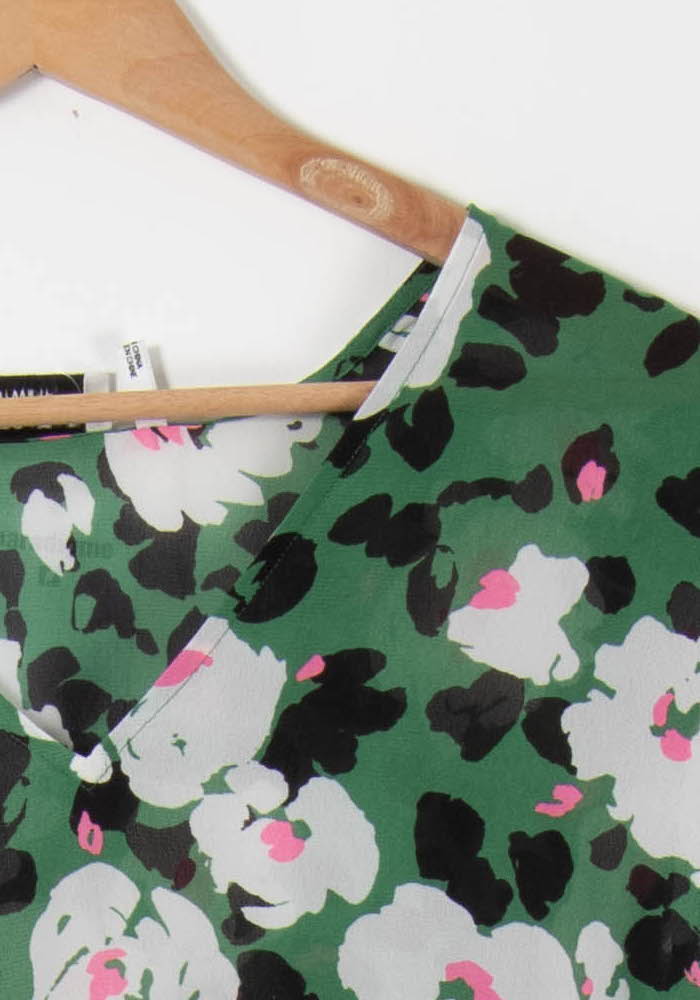 Blouse Verte et Blanche - Taille XS/34 de la marque Essentiel Antwerp | PARAD89573 - Vendu par Paradigme - Image 3