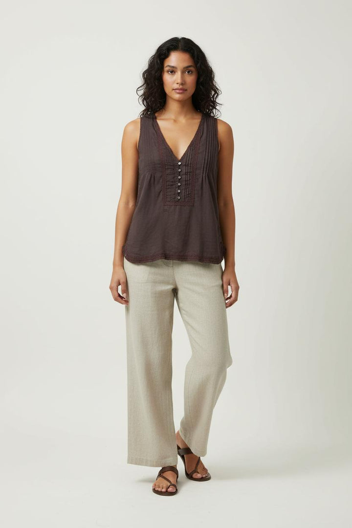 Débardeur Marron - Taille S/36 de la marque Zadig&Voltaire | PARAD89575 - Vendu par Paradigme - Image 1