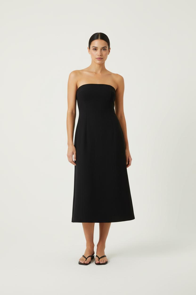 Robe Midi Noire - Taille S/36 de la marque Paul & Joe Sister | PARAD89588 - Vendu par Paradigme - Image 1