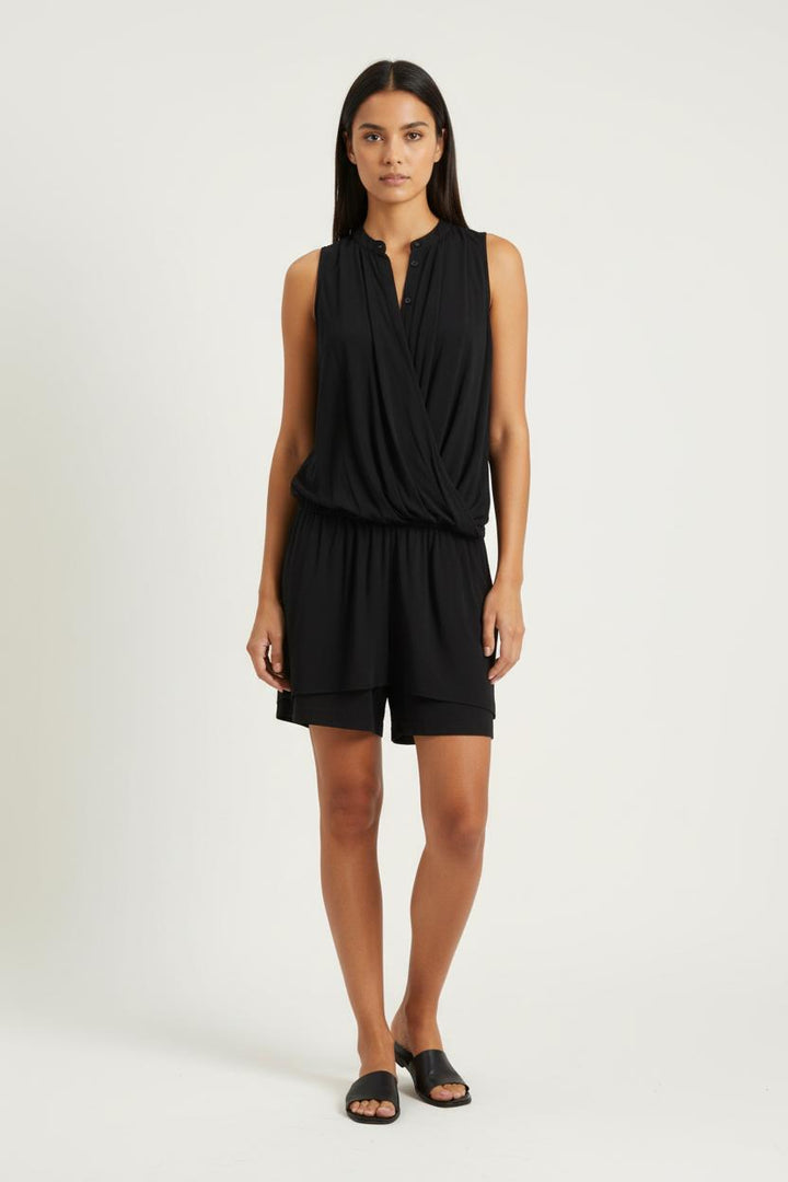 Combishort Noir - Taille S/36 de la marque Vanessa Bruno | PARAD89589 - Vendu par Paradigme - Image 1