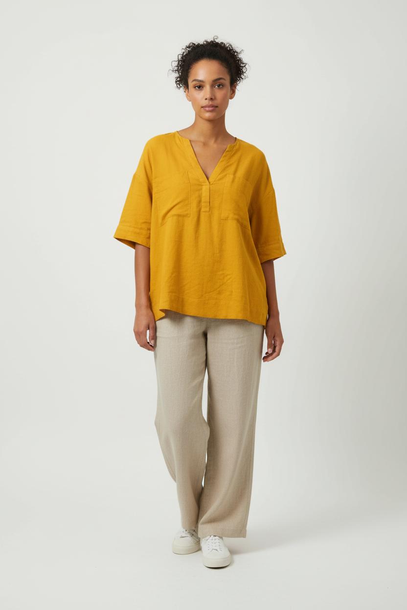 Blouse Jaune - Taille L/40 de la marque Des petits hauts | PARAD89591 - Vendu par Paradigme - Image 1