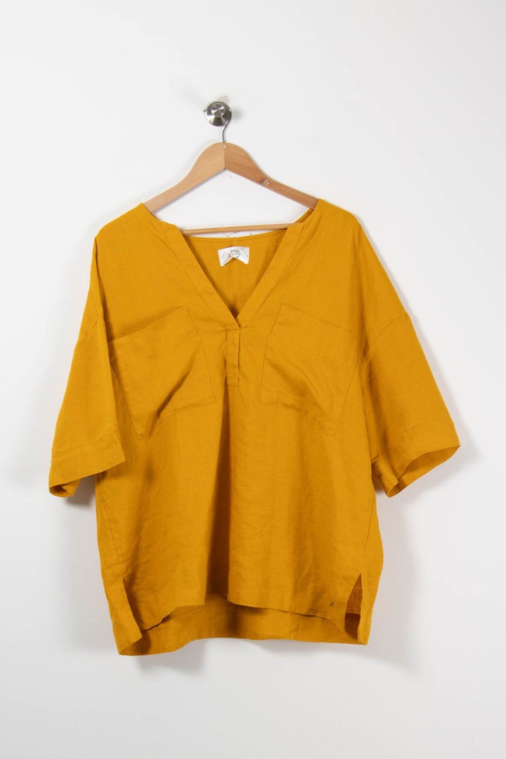 Blouse Jaune - Taille L/40 de la marque Des petits hauts | PARAD89591 - Vendu par Paradigme - Image 2