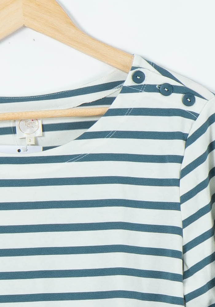 Marinière Bleu et Blanc - Taille L/40 de la marque Des petits hauts | PARAD89595 - Vendu par Paradigme - Image 3