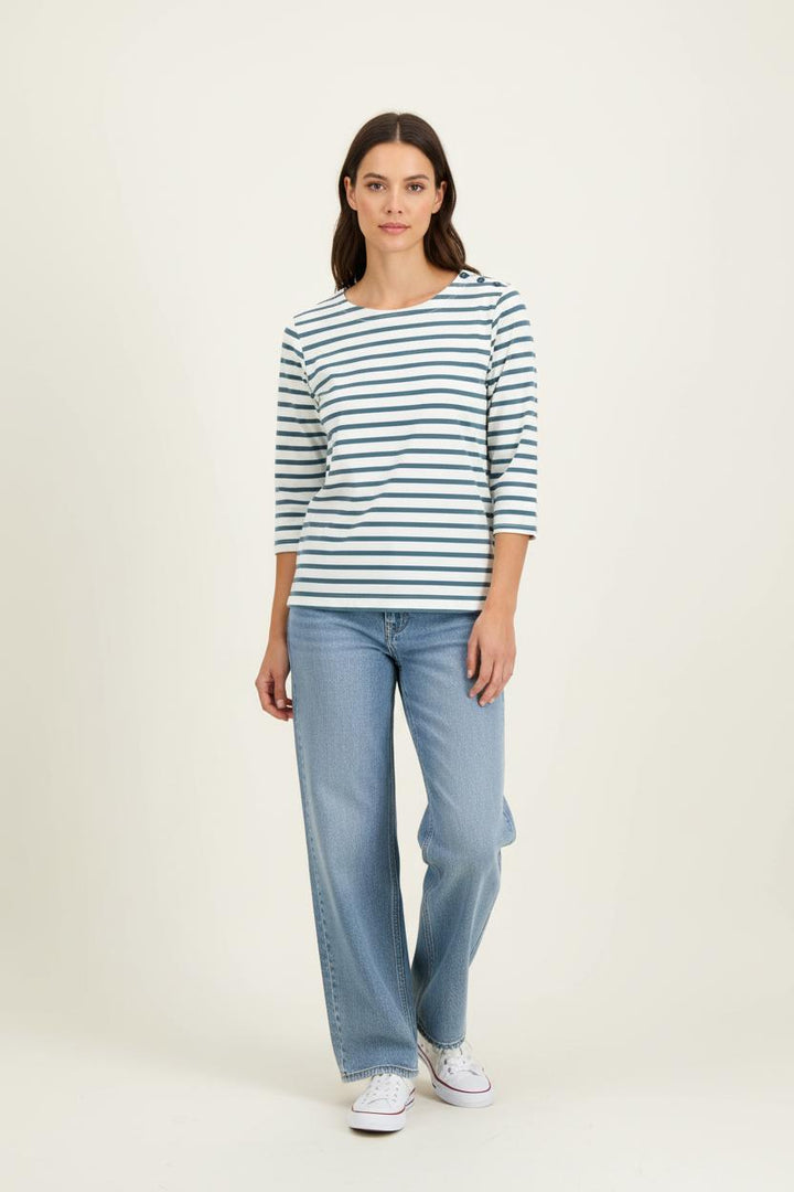 Marinière Bleu et Blanc - Taille L/40 de la marque Des petits hauts | PARAD89595 - Vendu par Paradigme - Image 1