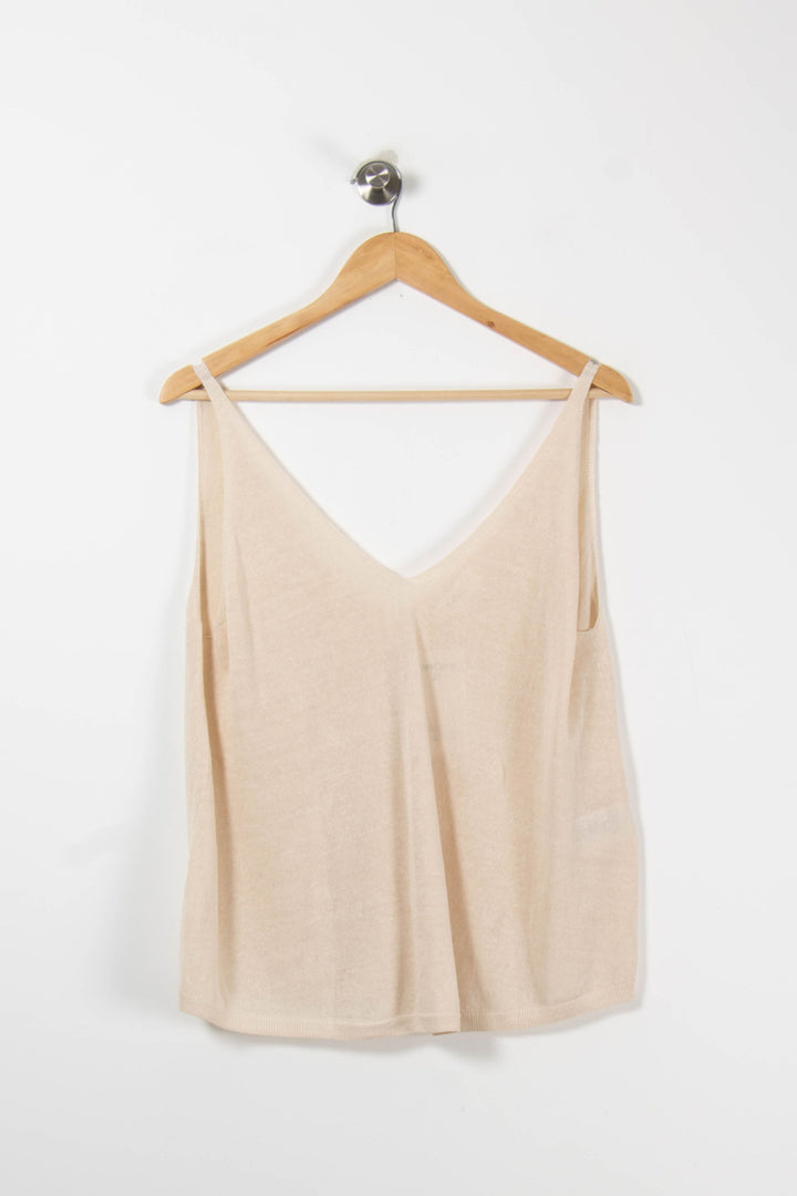 Débardeur Beige - Taille L/40 de la marque ba&sh | PARAD89599 - Vendu par Paradigme - Image 2