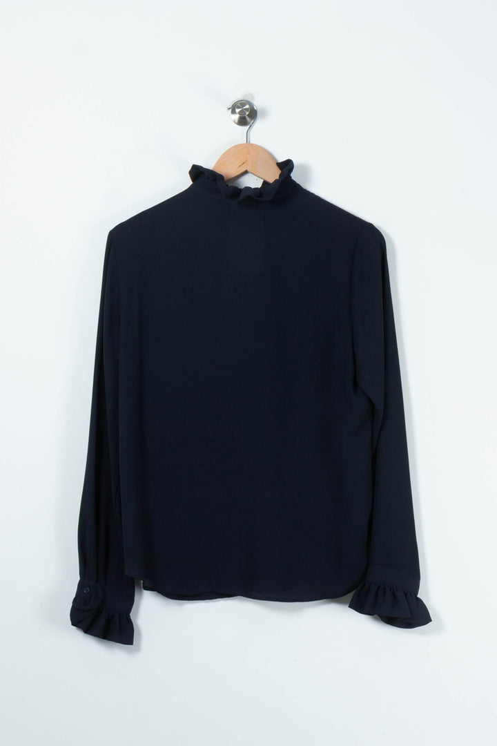Blouse Bleu - Taille XL/42 de la marque Claudie Pierlot | PARAD89602 - Vendu par Paradigme - Image 4