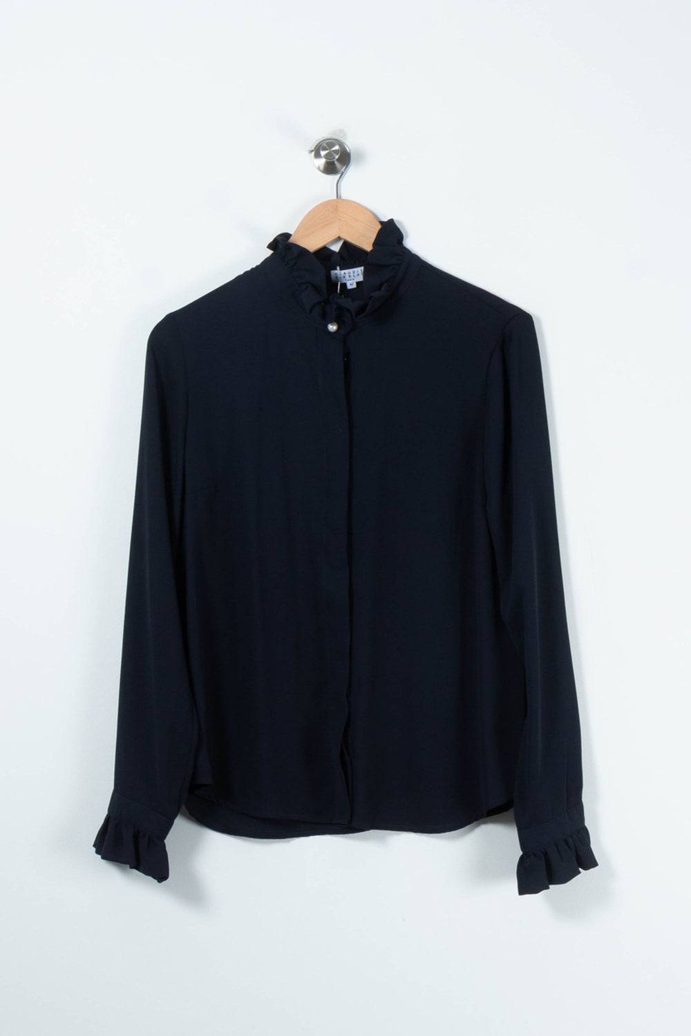 Blouse Bleu - Taille XL/42 de la marque Claudie Pierlot | PARAD89602 - Vendu par Paradigme - Image 2