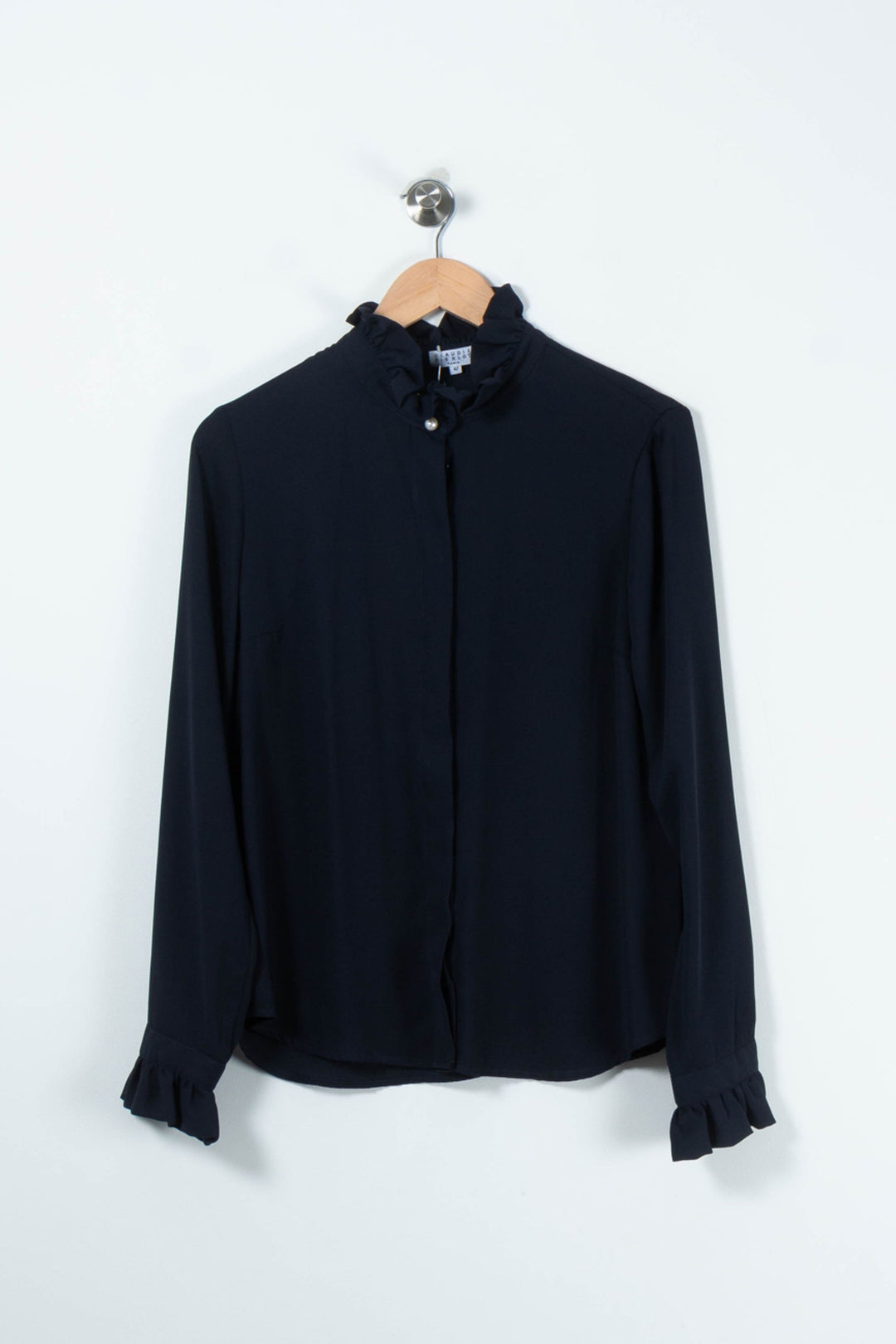 Blouse Bleu - Taille XL/42 de la marque Claudie Pierlot | PARAD89602 - Vendu par Paradigme - Image 2