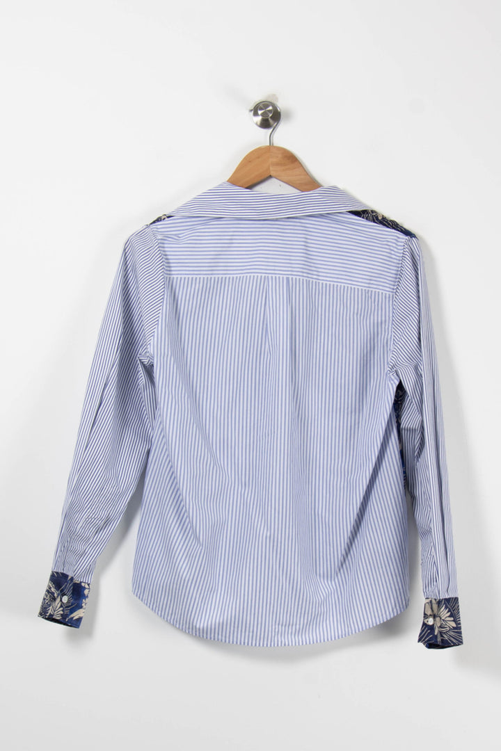 Chemise Bleu et Beige - Taille M/38 de la marque Diega | PARAD89604 - Vendu par Paradigme - Image 4