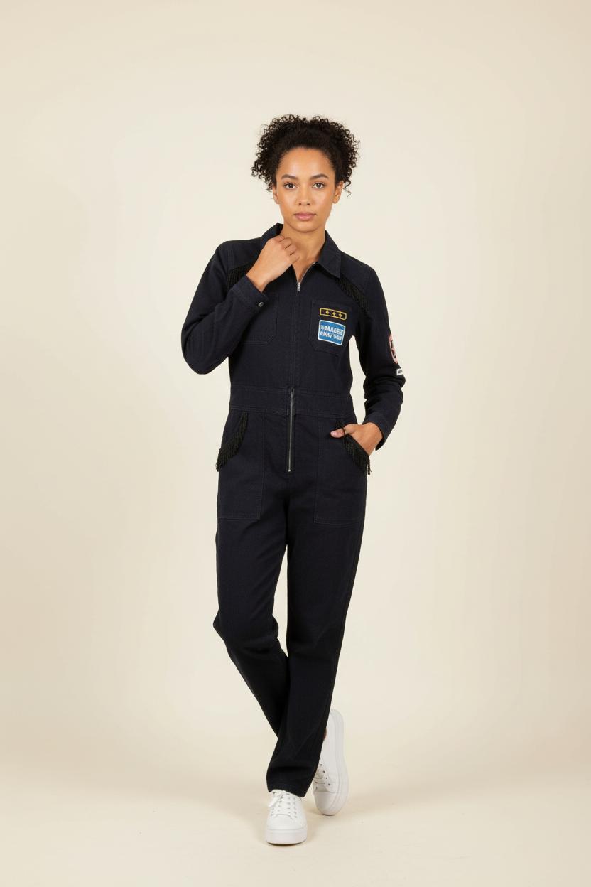 Combinaison Bleue - Taille S/36 de la marque Claudie Pierlot | PARAD89605 - Vendu par Paradigme - Image 1