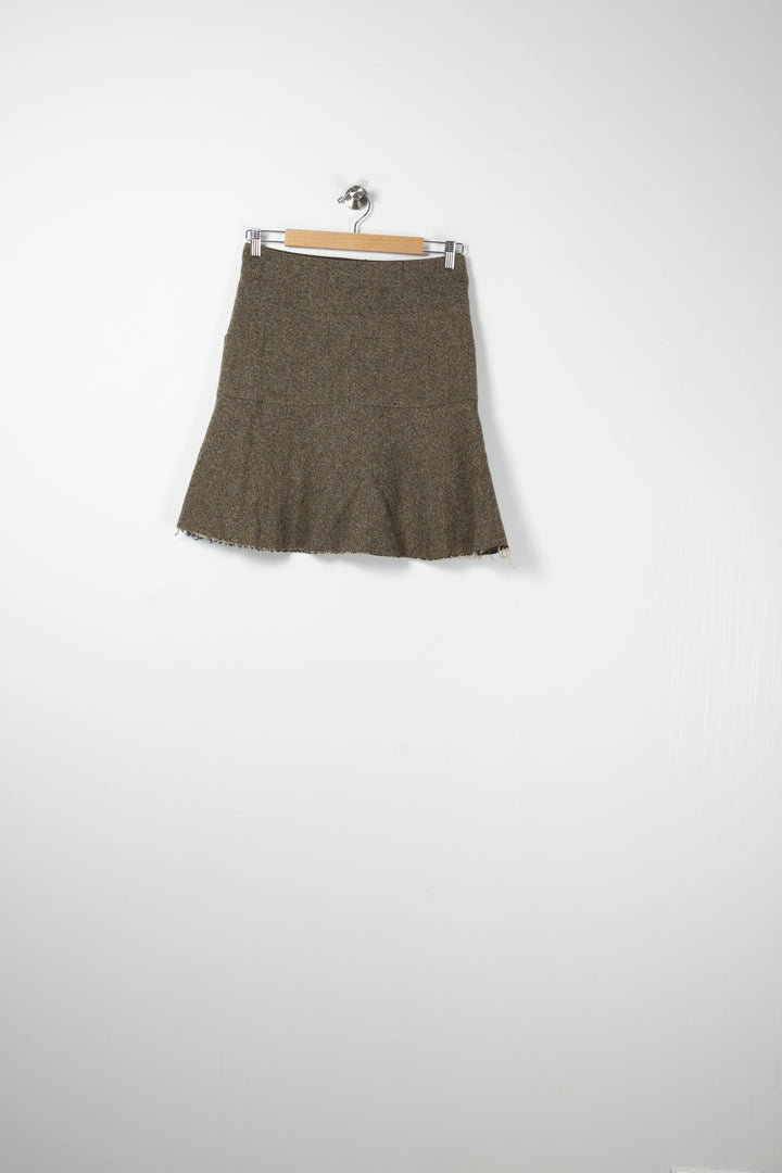 Jupe Évasée Marron - Taille S/36 de la marque Comptoir des Cotonniers | PARAD89606 - Vendu par Paradigme - Image 4