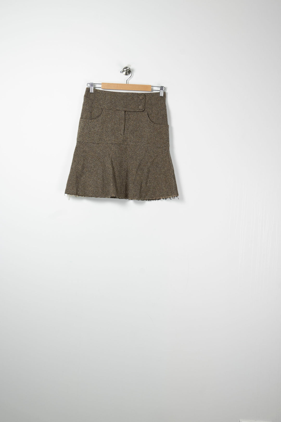 Jupe Évasée Marron - Taille S/36 de la marque Comptoir des Cotonniers | PARAD89606 - Vendu par Paradigme - Image 2